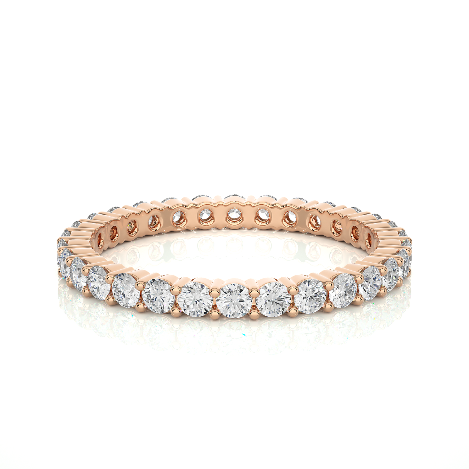 Lab Grown Diamond Prong Set Eternity Ring
