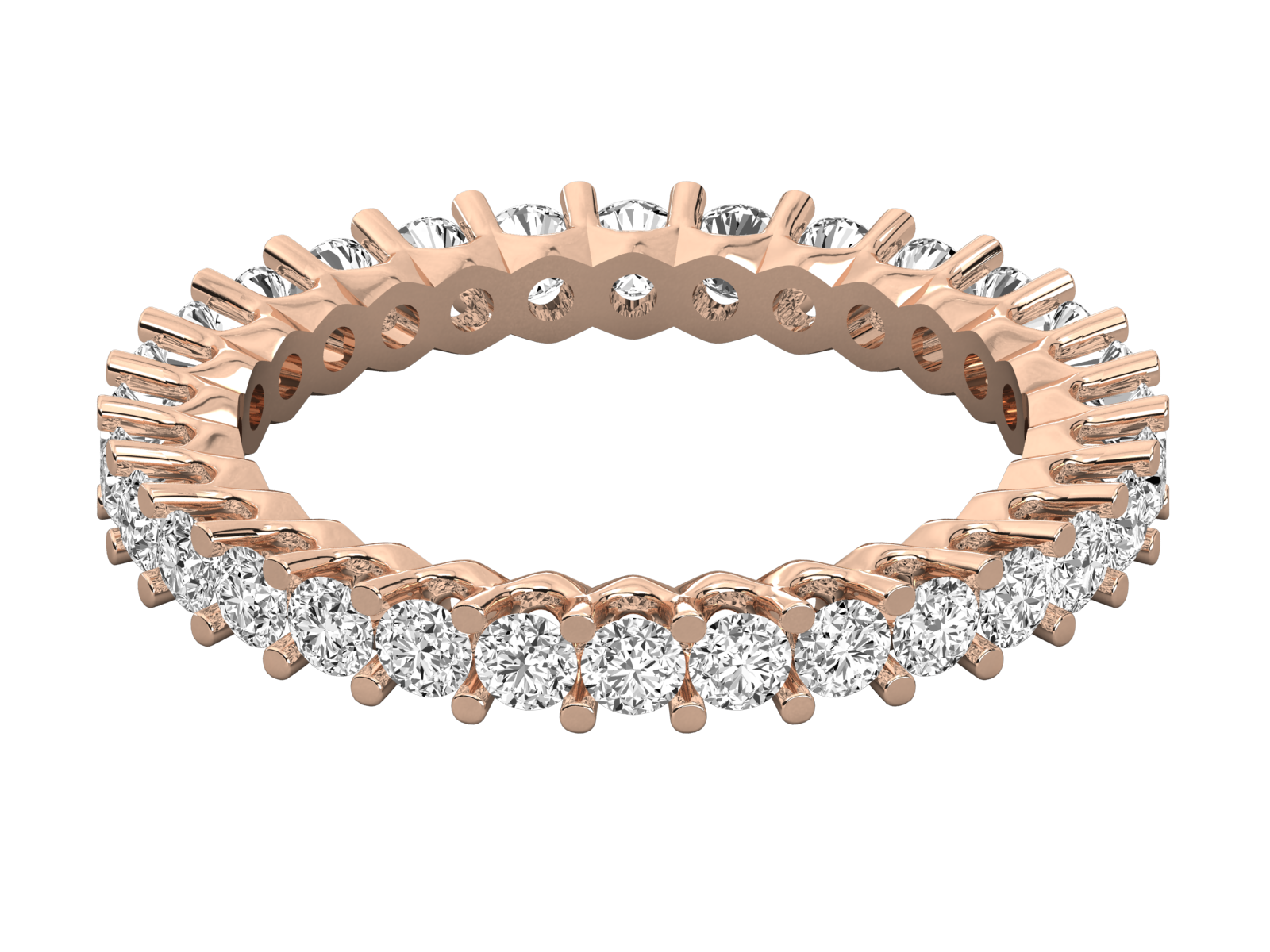 Round-Cut Diamond Eternity Band