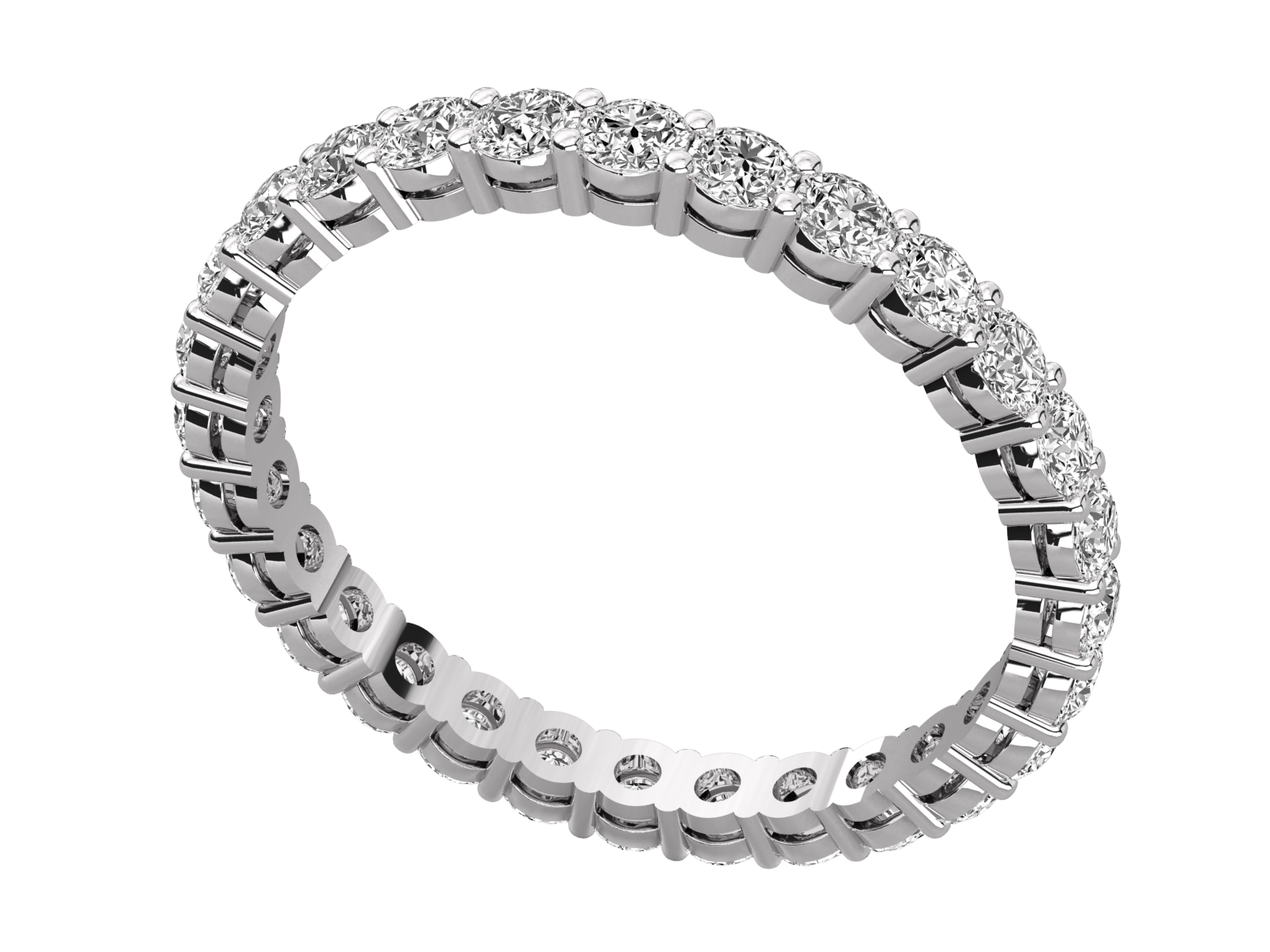  Round Diamond Eternity Band