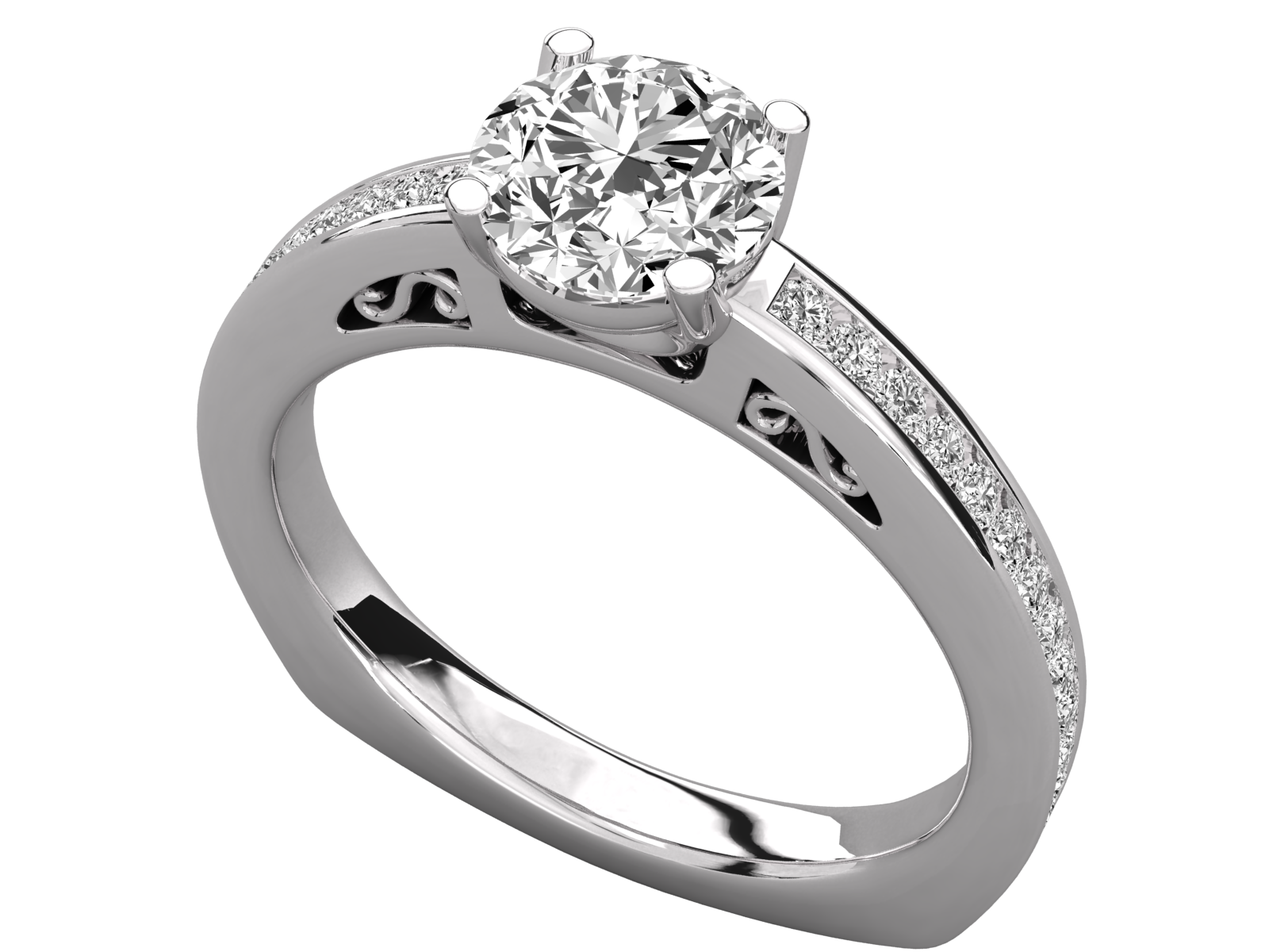 Round Diamond Solitaire Ring