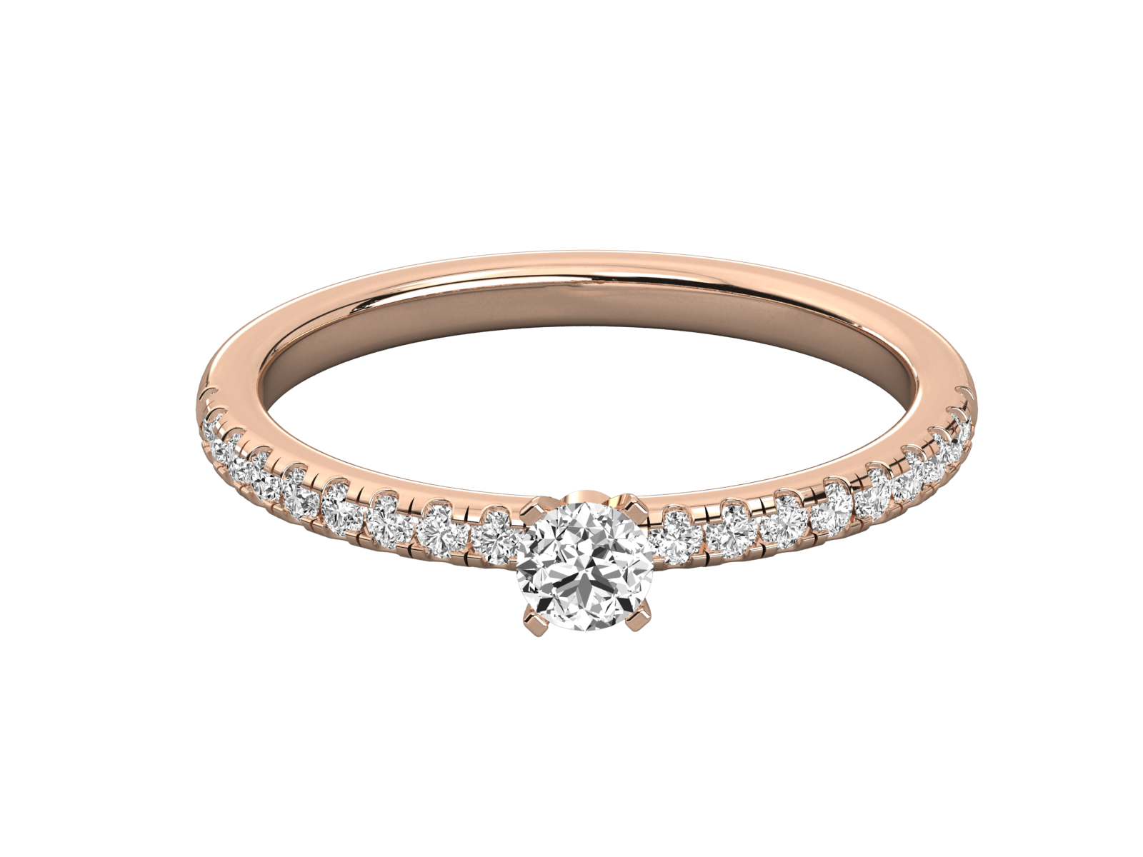 Timeless Solitaire Diamond Ring 