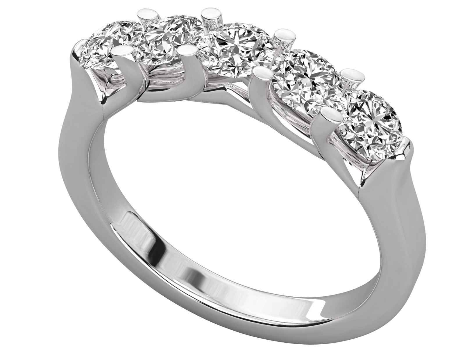 Five-Stone Diamond Wedding Ring