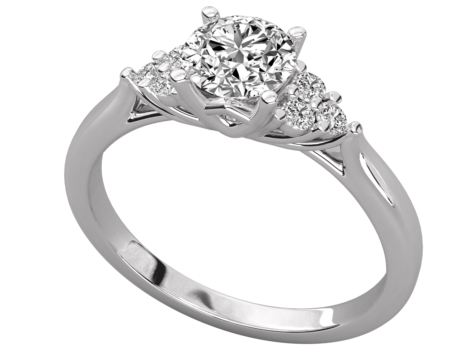 Round Diamond Engagement Ring
