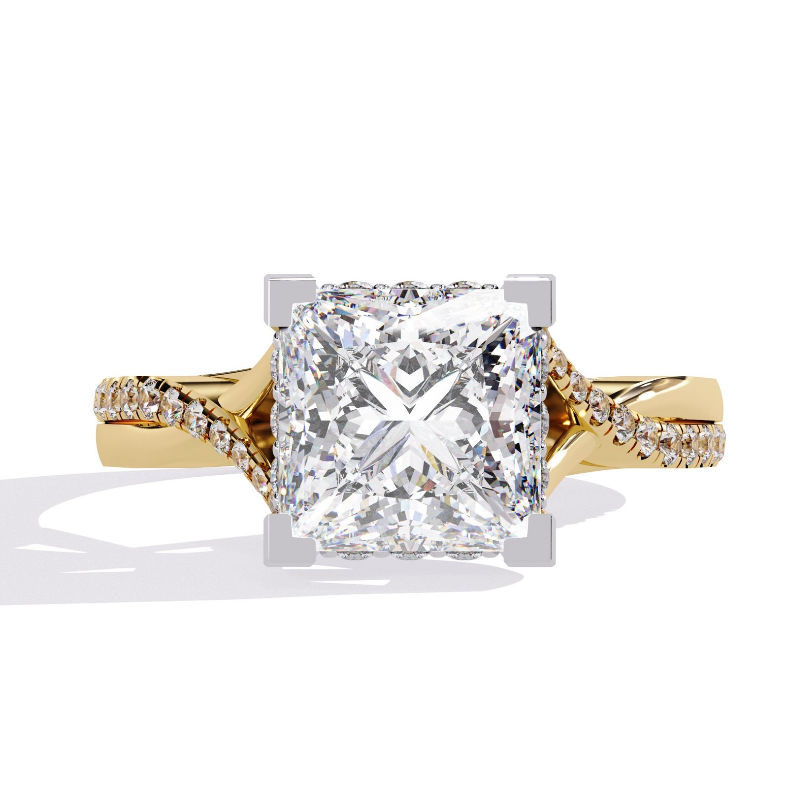 Princess Cut Diamond Engagement Ring