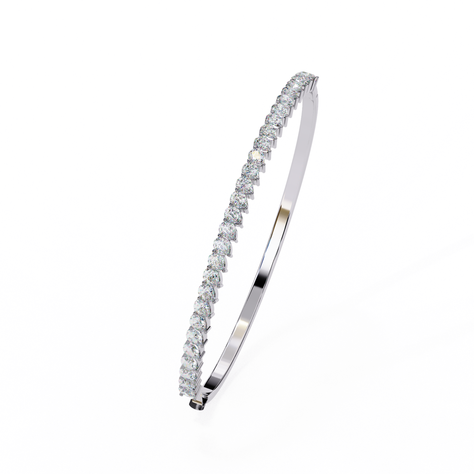 Elegant Diamond Bangle Bracelet