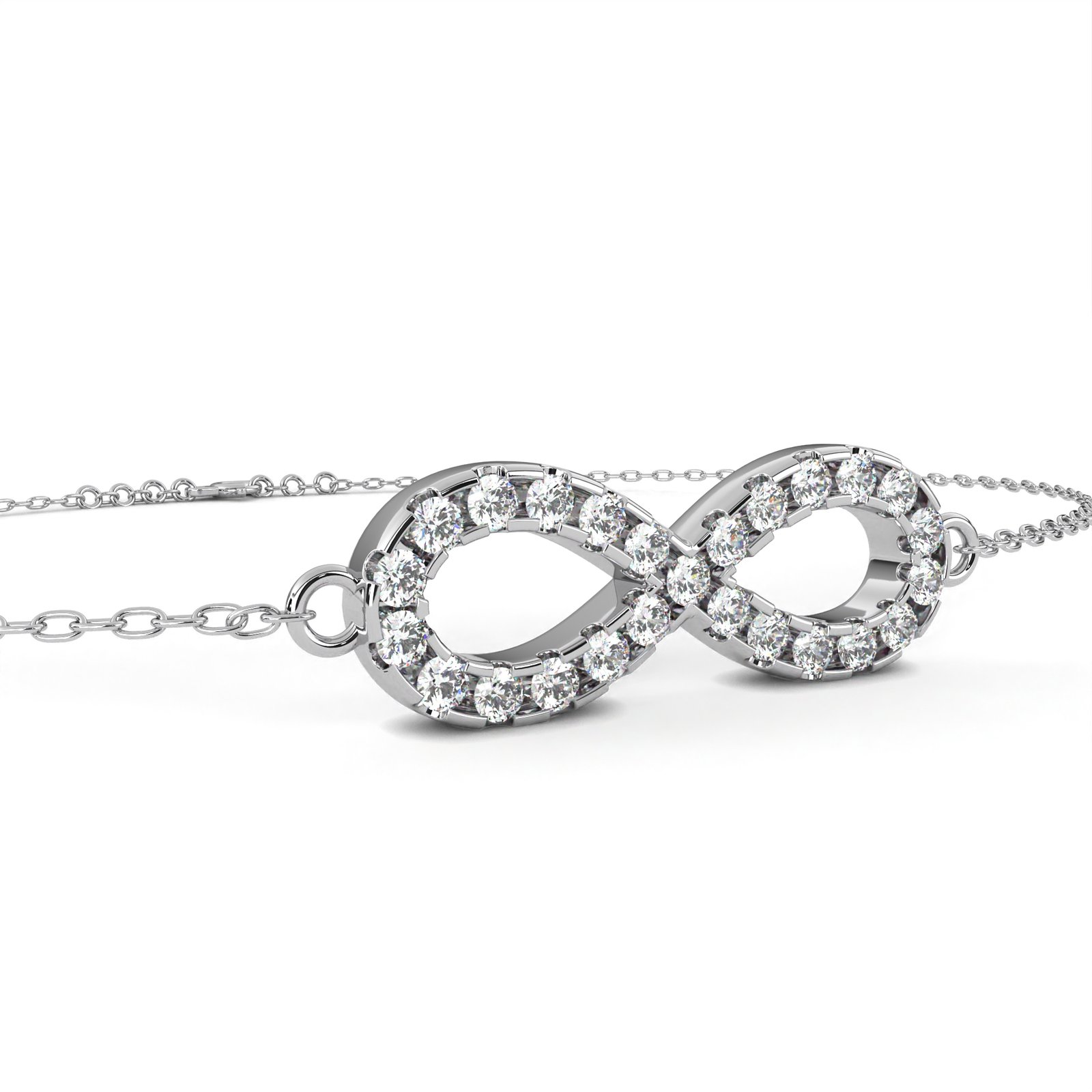 Diamond Infinity Bracelet – Symbol of Eternal Love