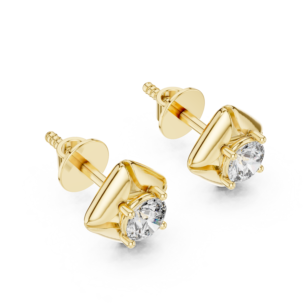 Polished Cushion Studs